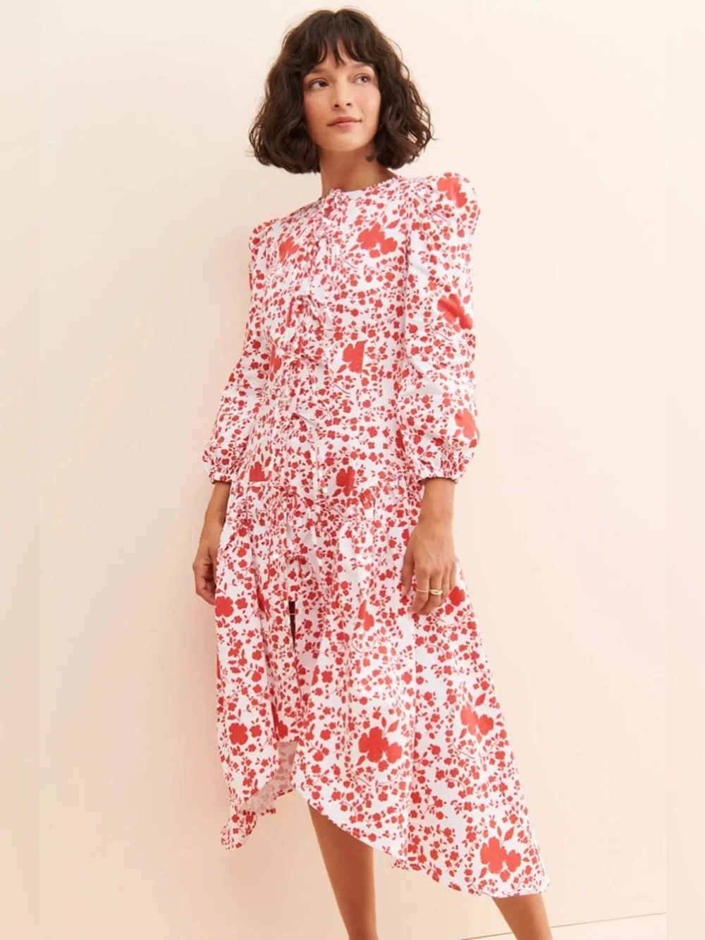 Anthropologie Naya Rae Anni Tie Front Dress size 6 - Picture 2 of 9